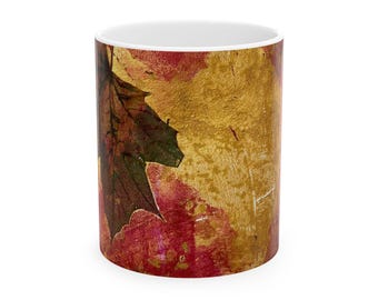 Artistic Ceramic Mug | Original Art Print Coffee Mug | Unique Gift for Art Lovers | Janixall Design