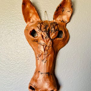 Raku Horse Mask