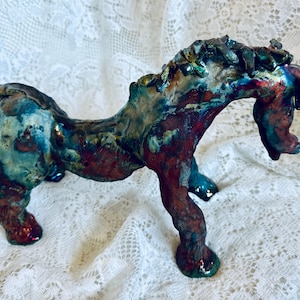 Raku Horse #2