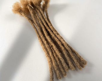 10 pcs crocheted dreadlocks made from 100% real hair