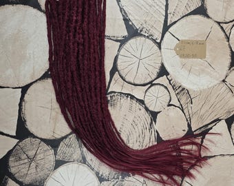 16 pcs synthetic Dreadlocks, DE, Length 55-60 cm, Diameter approx. 8-9 mm