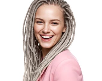 10 pcs crocheted dreadlocks made from 100% real hair - color 16