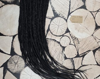16 pcs synthetic Dreadlocks, DE, Length 55-60 cm, Diameter approx. 8-9 mm