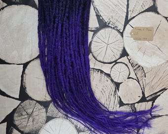 16 pcs synthetic Dreadlocks, DE, Length 55-60 cm, Diameter approx. 8-9 mm