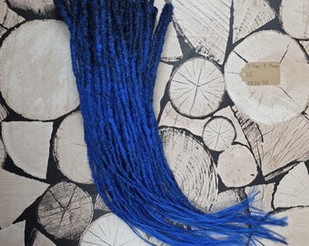 16 pcs synthetic Dreadlocks, DE, Length 55-60 cm, Diameter approx. 8-9 mm