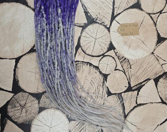 16 pcs synthetic Dreadlocks, DE, Length 55-60 cm, Diameter approx. 8-9 mm
