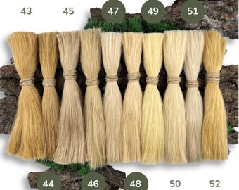 100% human hair for Dreadlock Extensions, 100 grams, - ‘BLOND’ colour spectrum