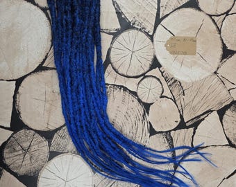 16 pcs synthetic Dreadlocks, DE, Length 55-60 cm, Diameter approx. 8-9 mm