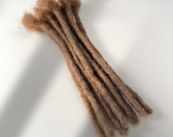 10 pcs crocheted dreadlocks made from 100% real hair