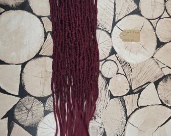 16 pcs synthetic Dreadlocks, DE, Length 55-60 cm, Diameter approx. 8-9 mm