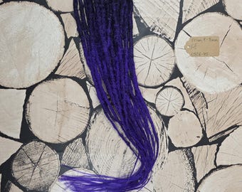 16 pcs synthetic Dreadlocks, DE, Length 55-60 cm, Diameter approx. 8-9 mm