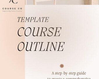 Course Outline Template – Plan Your Online Course Structure with Clarity
