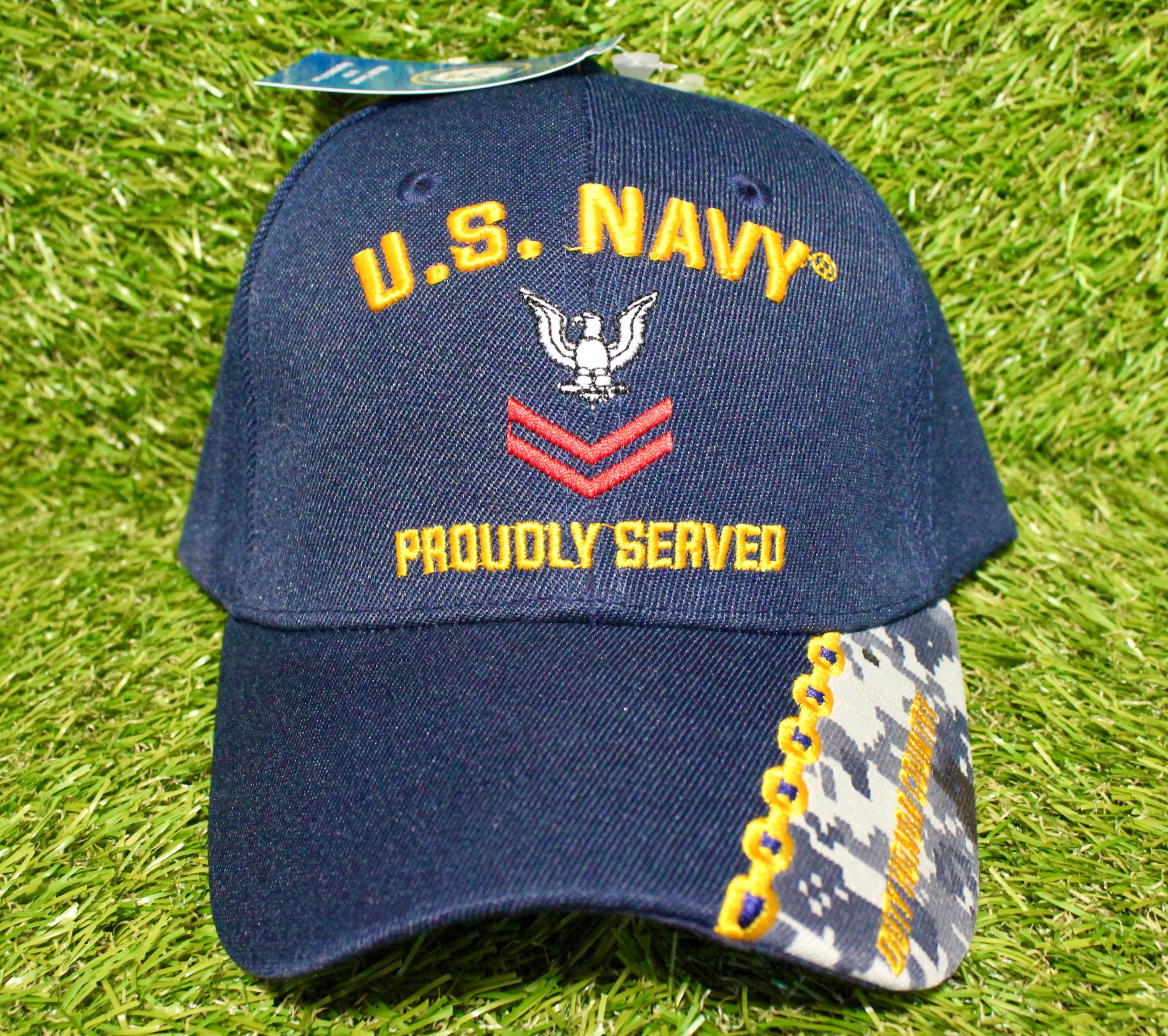 U.S. Navy Petty Officer Second Class Hat. Officially Licensed U.S. 