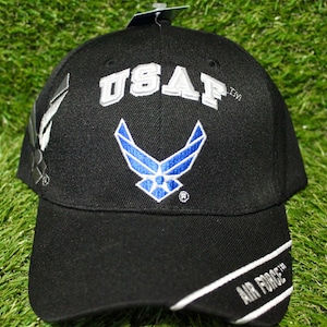 U.S. Air Force Hat. Officially Licensed U.S. Air Force Cap - Adjustable Baseball Hat for Members and Veterans.  Perfect Military Gift
