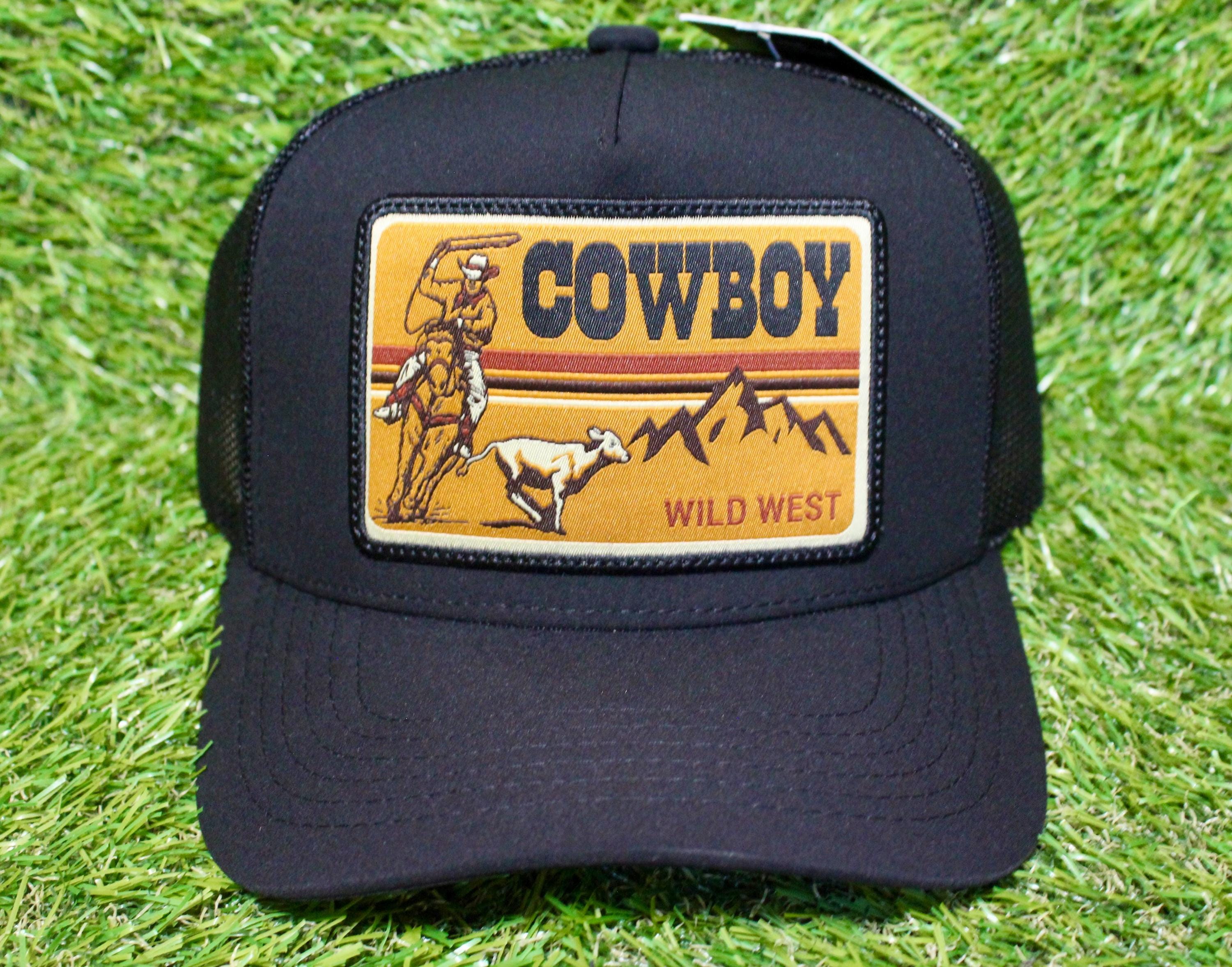 Cowboy Western Country Wear Gear Rodeo Unique American Fashion Trucker Hat Cap Rodeo Cowboy Trucker Hat - Etsy main image 2