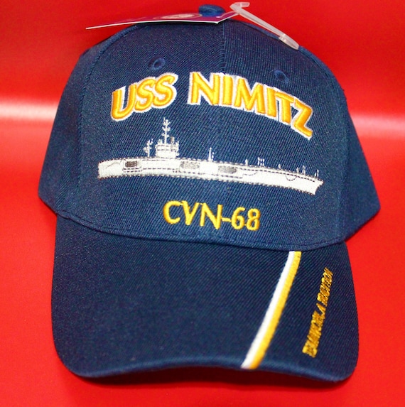 U.S. Navy Baseball Hat. Officially Licensed USS Nimitz CVN-68 Cap