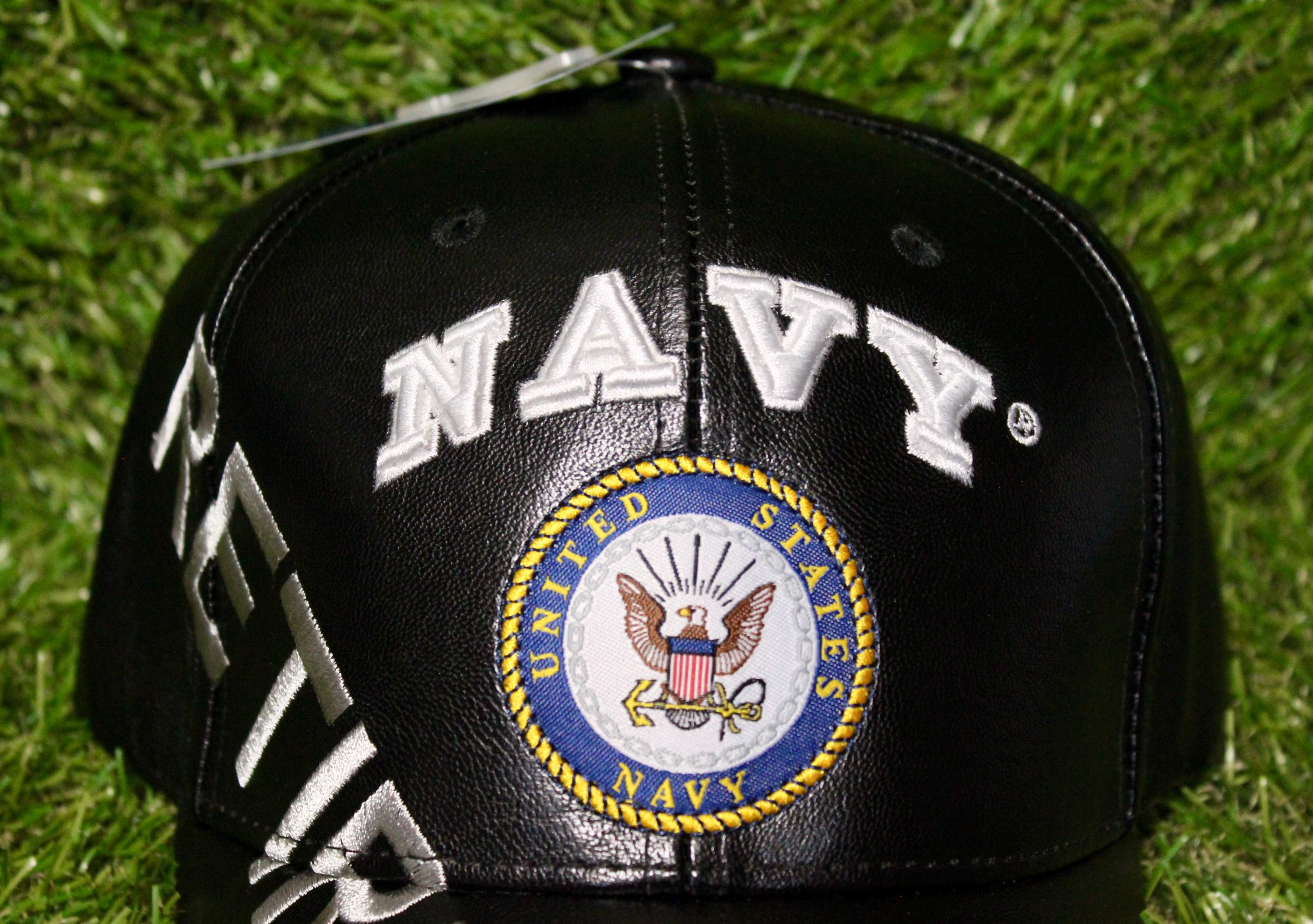アメリカ海軍退役野球帽。アメリカ海軍公式ライセンス取得済み