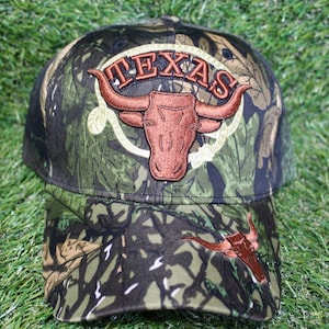 Texas Baseball Hat. Embroidered Texas Longhorn Cap. Camo Cap. Don&#39;t Mess With Texas Hat. Perfect and trendy Gift. Texas Pride. Texas Hat