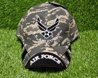 Cappello Berretto U.S. Air Force Mimetico Mimetico Cotone - Foto 4