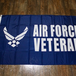 US Air Force veteran Flagge 3x5. Offiziel lizensierte tarnfahne der U.S. Air Force. Militärisches Geschenk für veteranen und Service Mitglieder. USAF Flagge