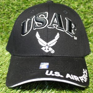 U.S. Air Force Hat. Officially Licensed U.S. Air Force Cap - Adjustable Baseball Hat for Members and Veterans.  Perfect Military Gift. USAF