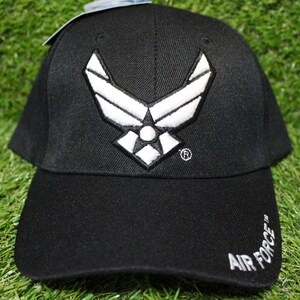 U.S. Air Force Hat. Licensed Air Force Baseball Cap - Adjustable Hat for Air Force Members and Veterans. Military Hat. Military Gift