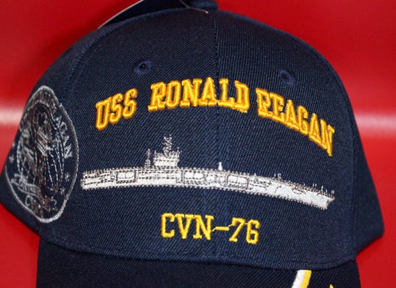 U.S. Navy Baseball Hat. Officially Licensed USS Ronald Reagan CVN