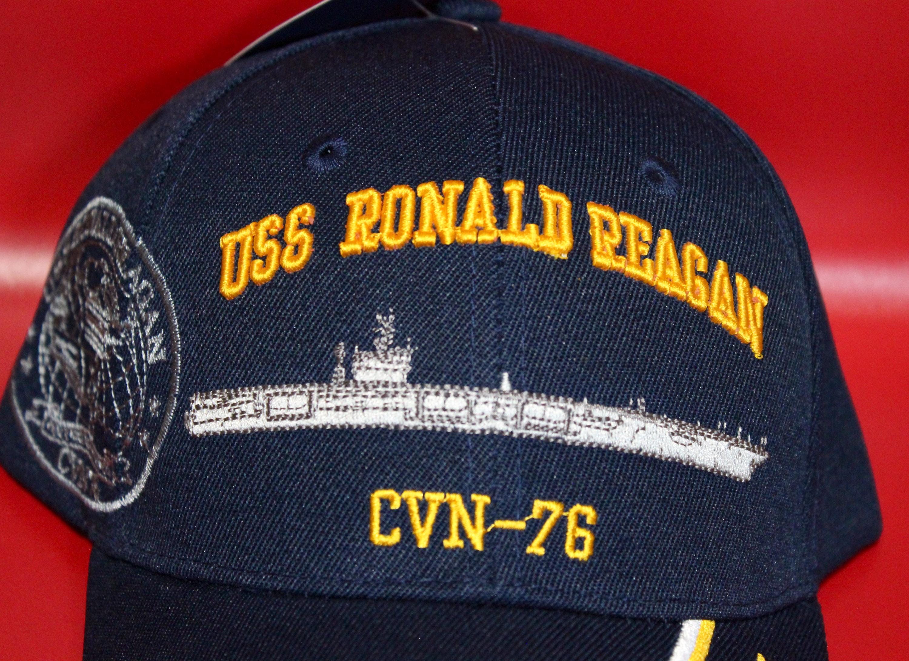 U.S. Navy Baseball Hat. Officially Licensed USS Ronald Reagan CVN