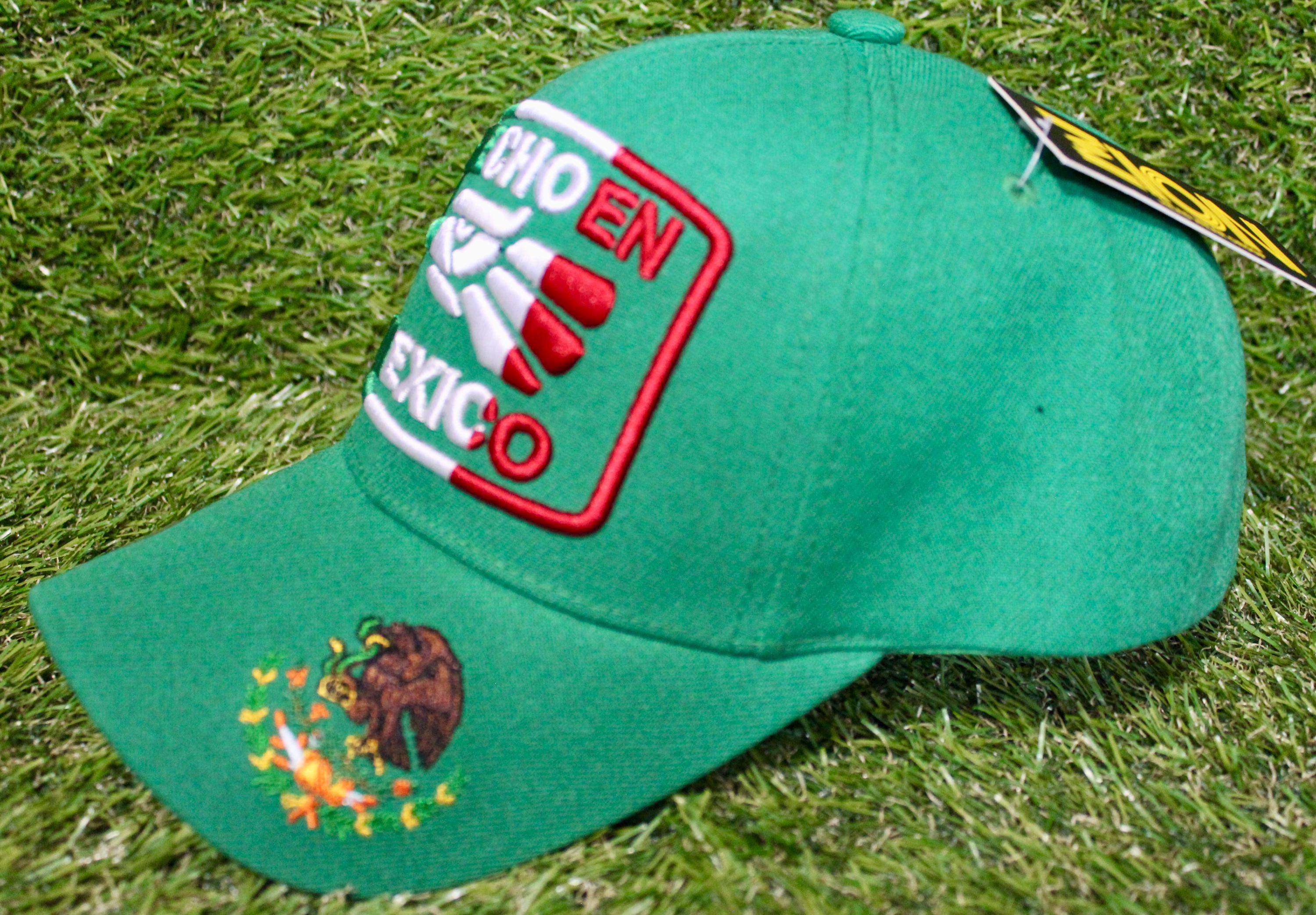 Hecho En México Baseball Hat. MX Hat. Mexican Pride Embroidered Cap. Hecho En Mexico Hat. Mexican Pride Gift. Hecho En Mexico Green Hat - Israel