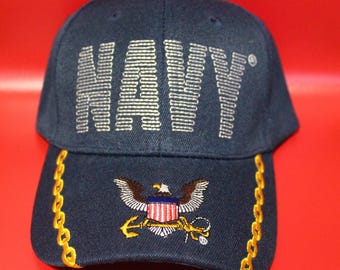 アメリカ海軍司令官 提督 階級 白帽子 キャップ R N 司令官、 - Etsy 日本