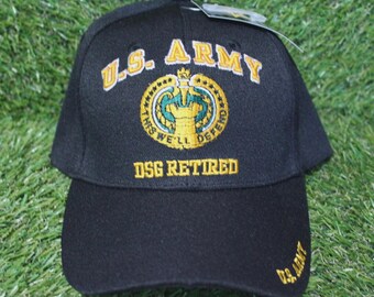 Clarity Cap Cappello Baseball Nero "Sergente In Pensione" Esercito USA - Licenza Ufficiale, Regolabile, Marchio Kys Headwear Veterans Of The Long War - Foto 2