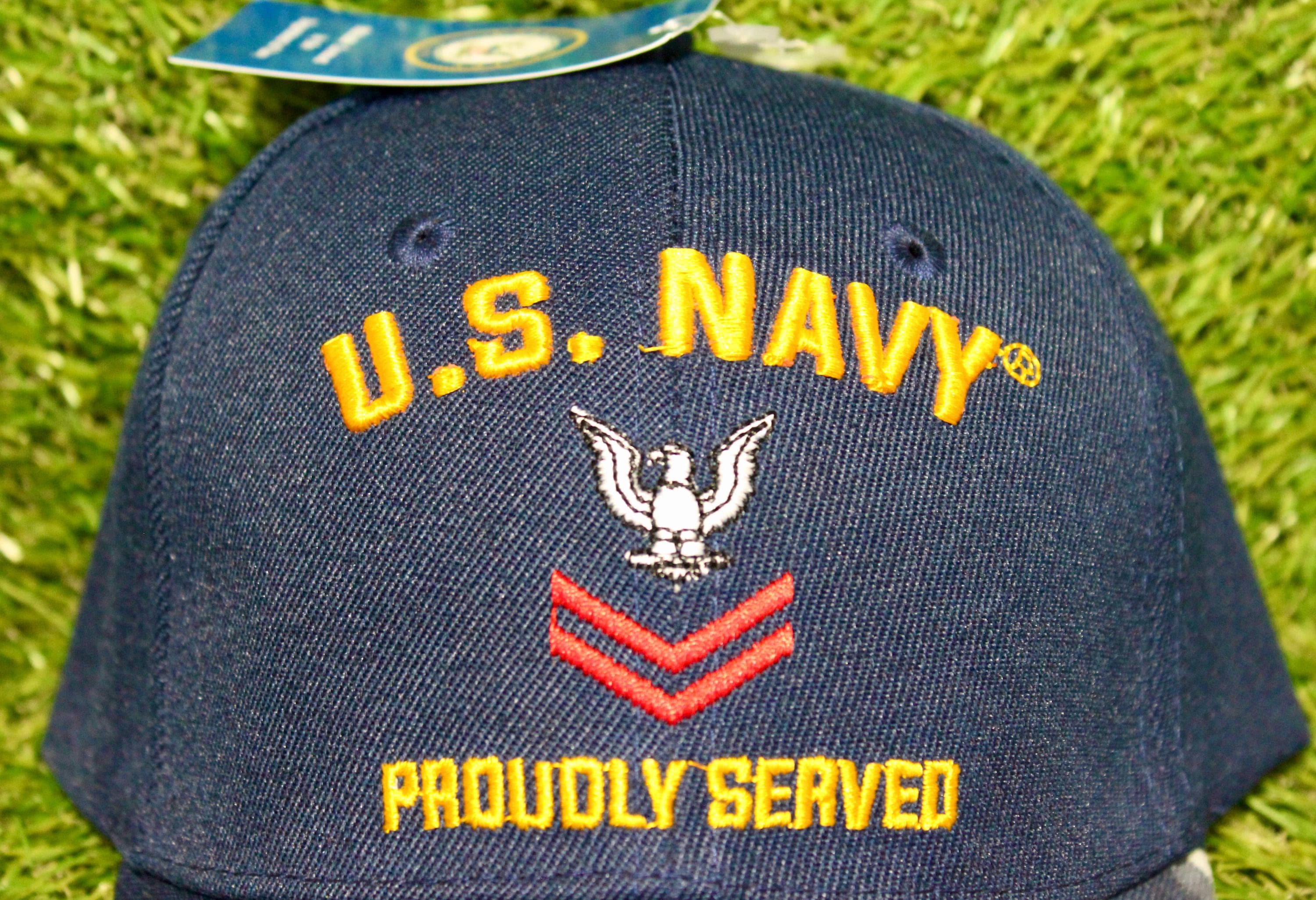 U.S. Navy Petty Officer Second Class Hat. Officially Licensed U.S. 