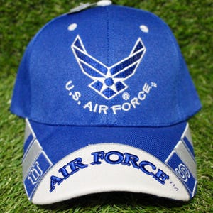 U.S. Air Force Hat. Officially Licensed U.S. Air Force Cap. Adjustable Light Blue Baseball Hat. Perfect Military Gift. USAF. Veterans Day