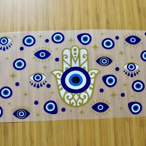 Evil Eye DTF Transfer. Ojo DTF. 12" Adult Size. Evil Eyes. Transfer Ready to Press. Hamsa Hand DTF Transfer Ready to Press. Mystic Eye
