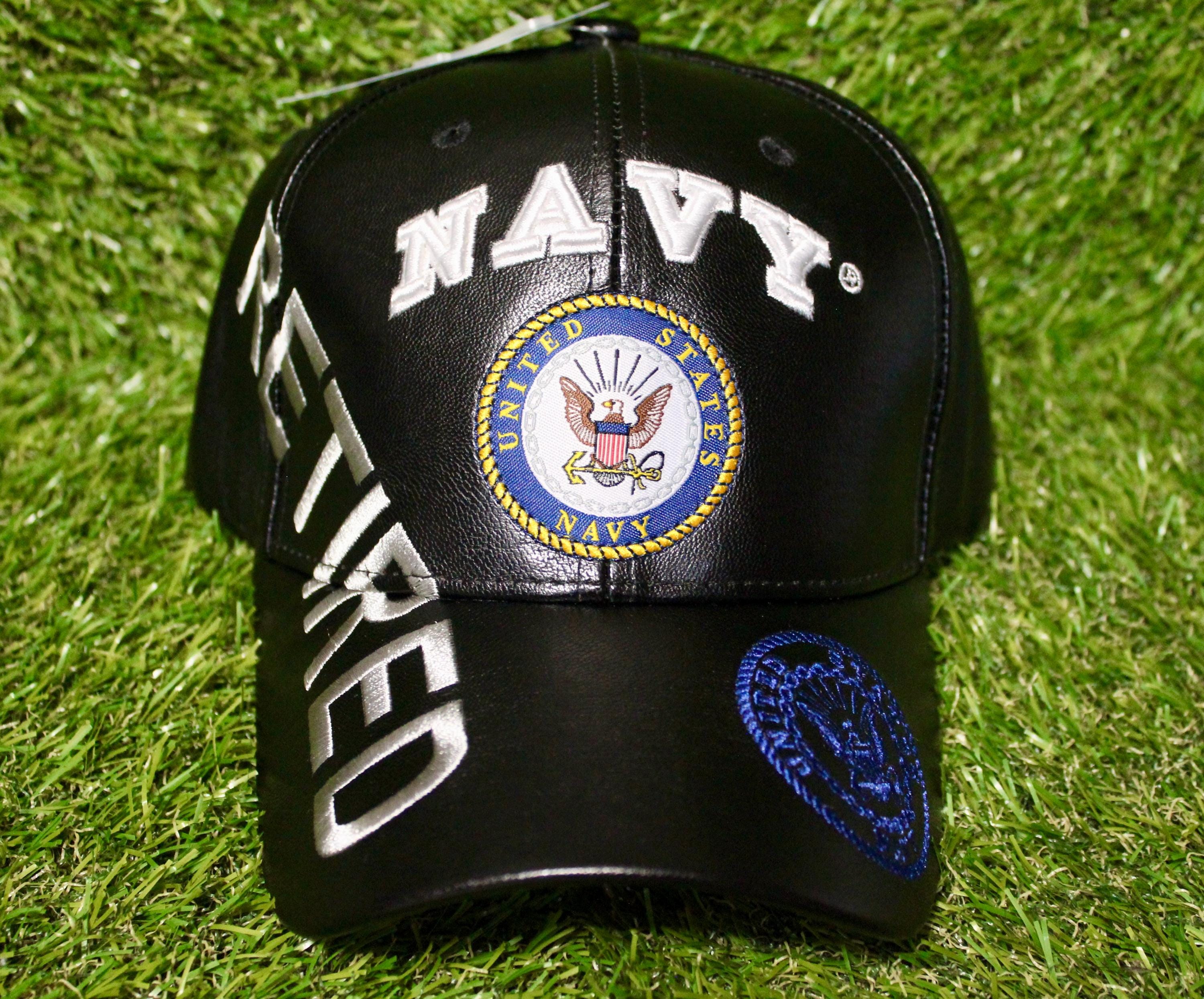 アメリカ海軍退役野球帽。アメリカ海軍公式ライセンス取得済み