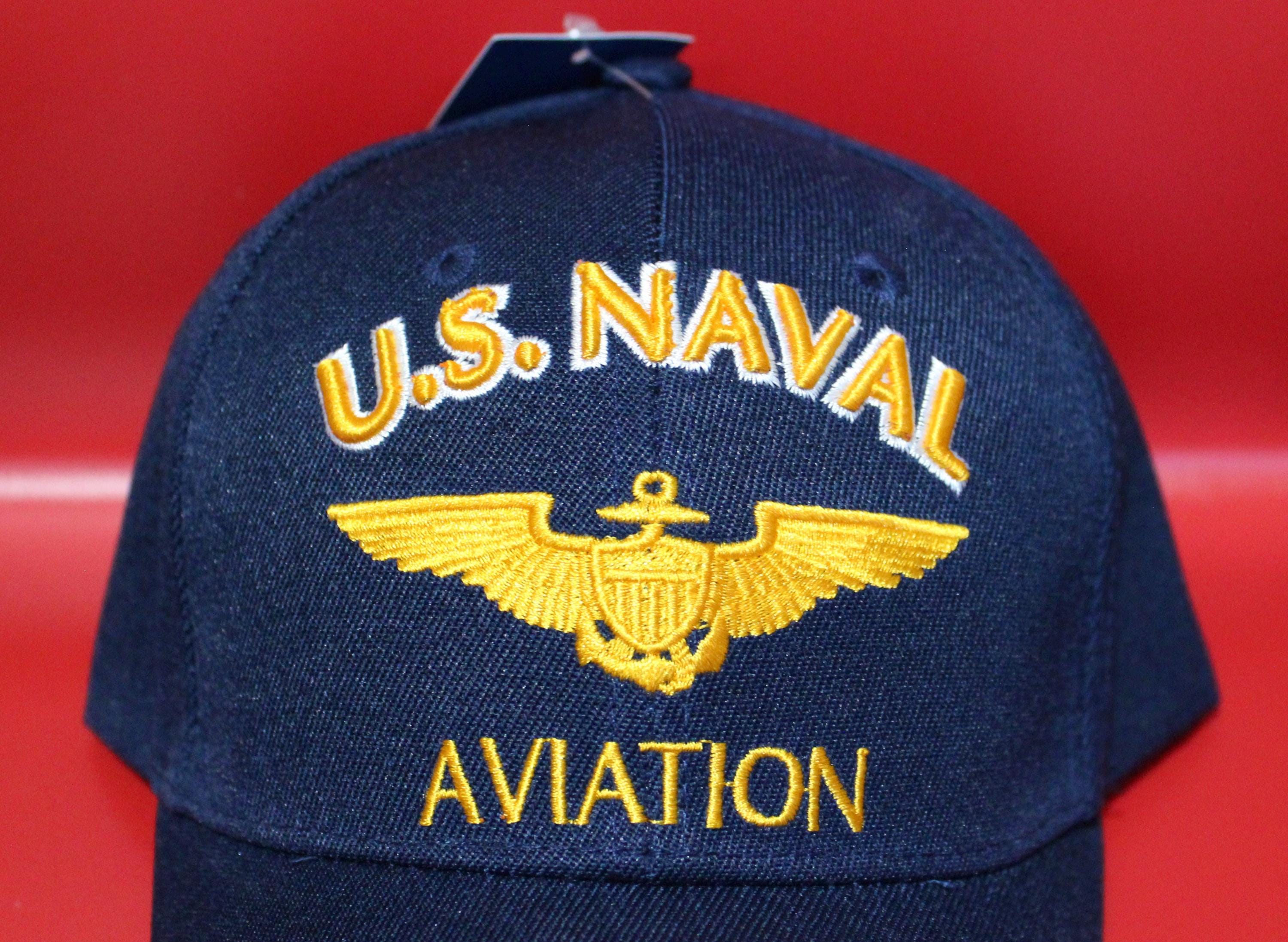アメリカ海軍航空隊の野球帽。公式ライセンス取得済みのアメリカ海軍