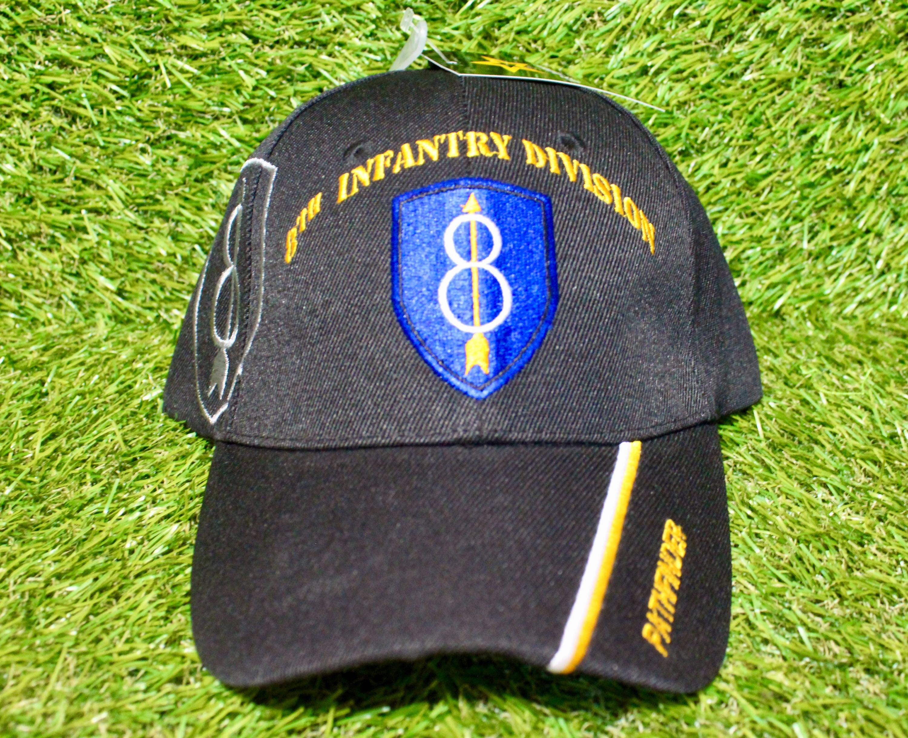 U.S. Army 8th Infantry Division Hat. Officially Licensed U.S. Army