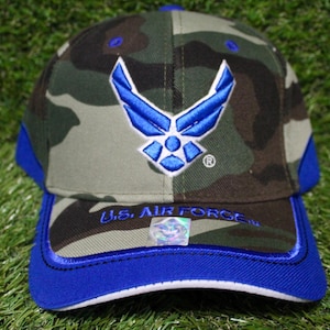 U.S. Air Force Hat. Officially Licensed U.S. Air Force Cap - Adjustable Baseball Hat for Members and Veterans.  Perfect Military Gift. USAF