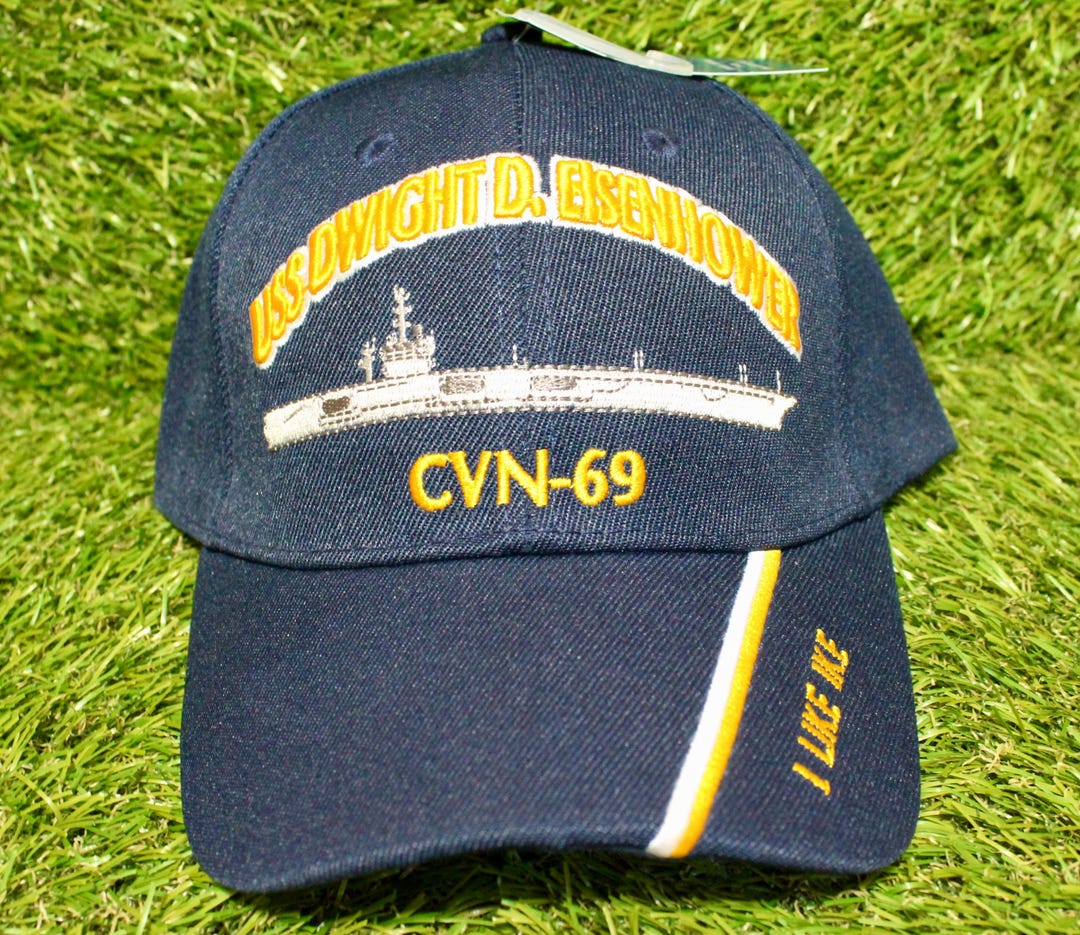 U.S. Navy Baseball Hat. Officially Licensed USS Dwight D