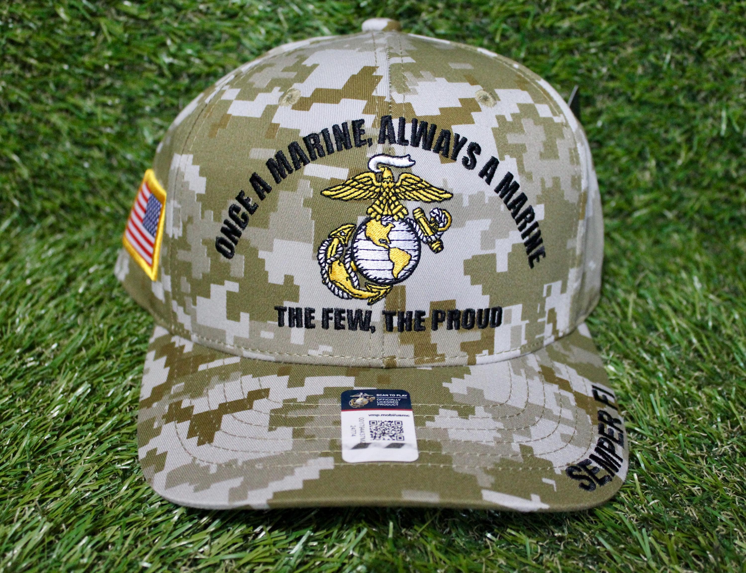 U.S. MARINES 迷彩キャップ ONE SIZE U.S. Marines Hat. Officially Licensed U.S. Marines Cap. U.S.