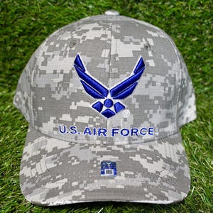 U.S. Air Force Hat. Officially Licensed USAF Cap. Adjustable Hat for Air Force Members and Veterans. USAF Hat. Perfect Military Gift