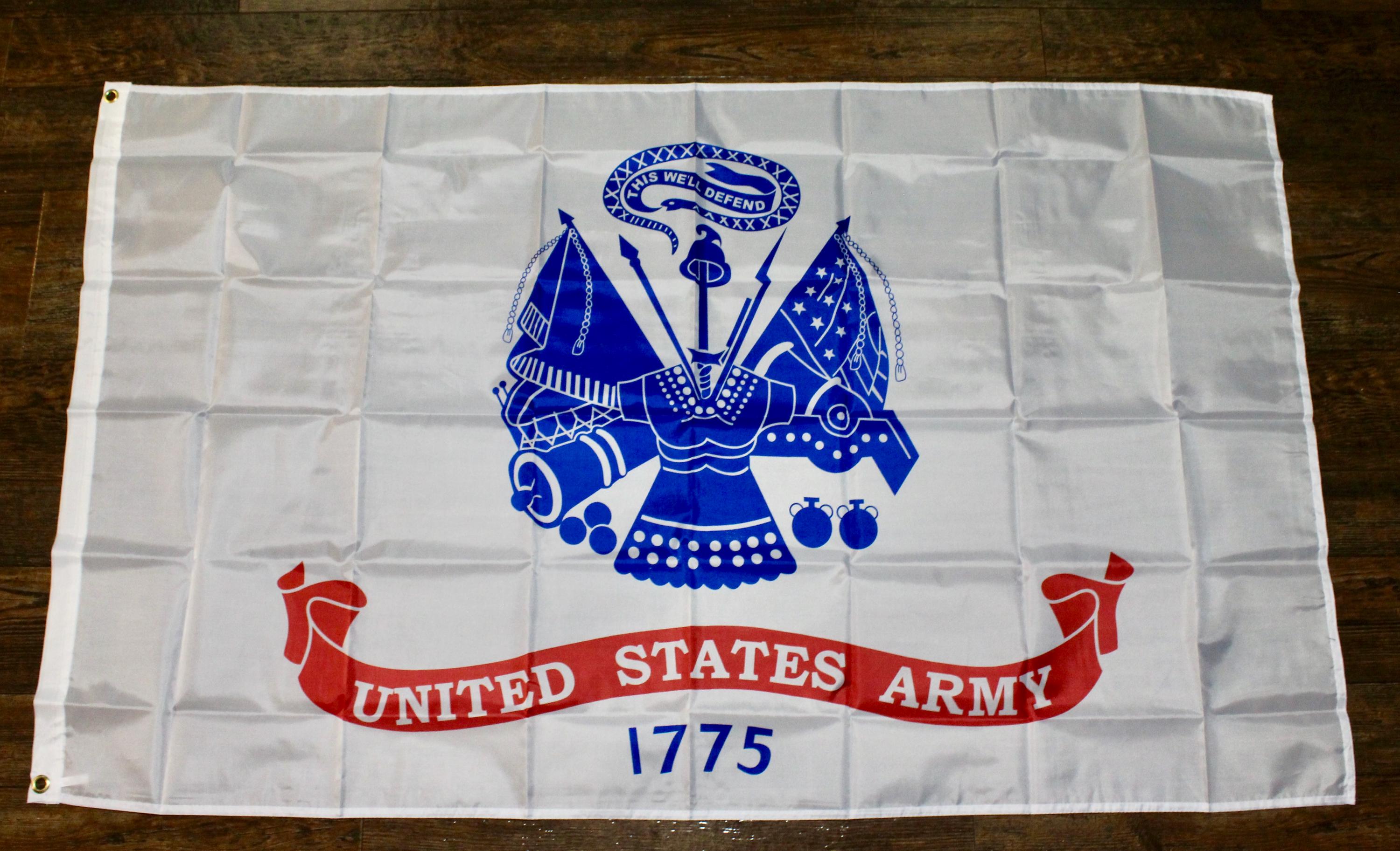 Flagge Der US-Armee, Einzigartiges Design, 3x5 Fuß / 90x150 Cm, Made In EU