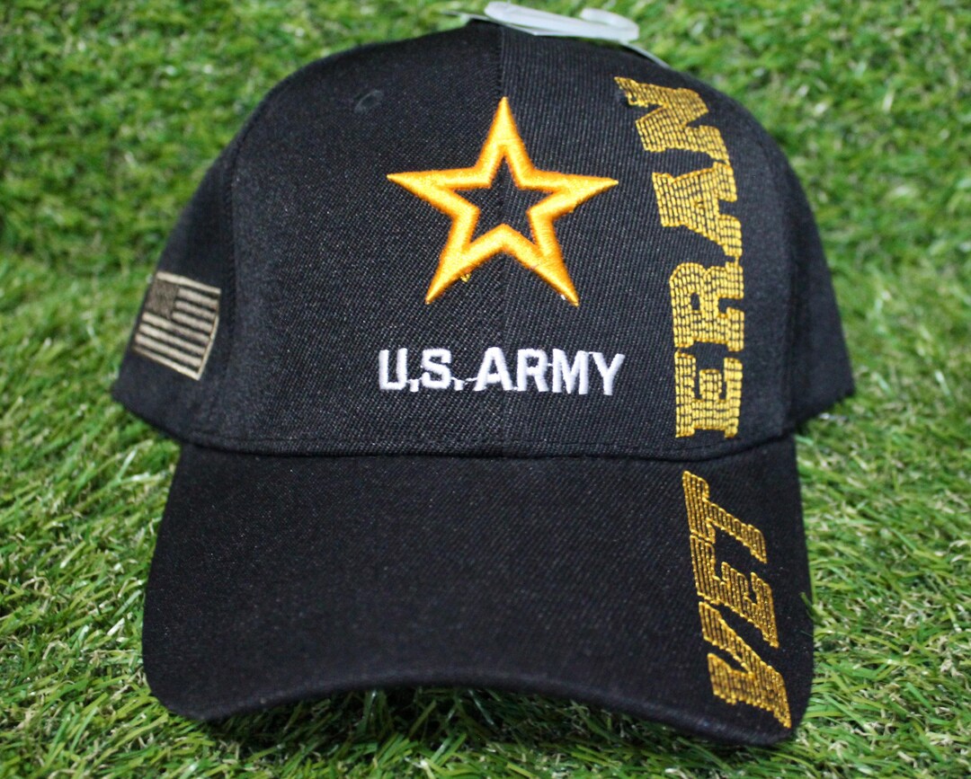 Army Veteran Officially Embroidered Military Cap