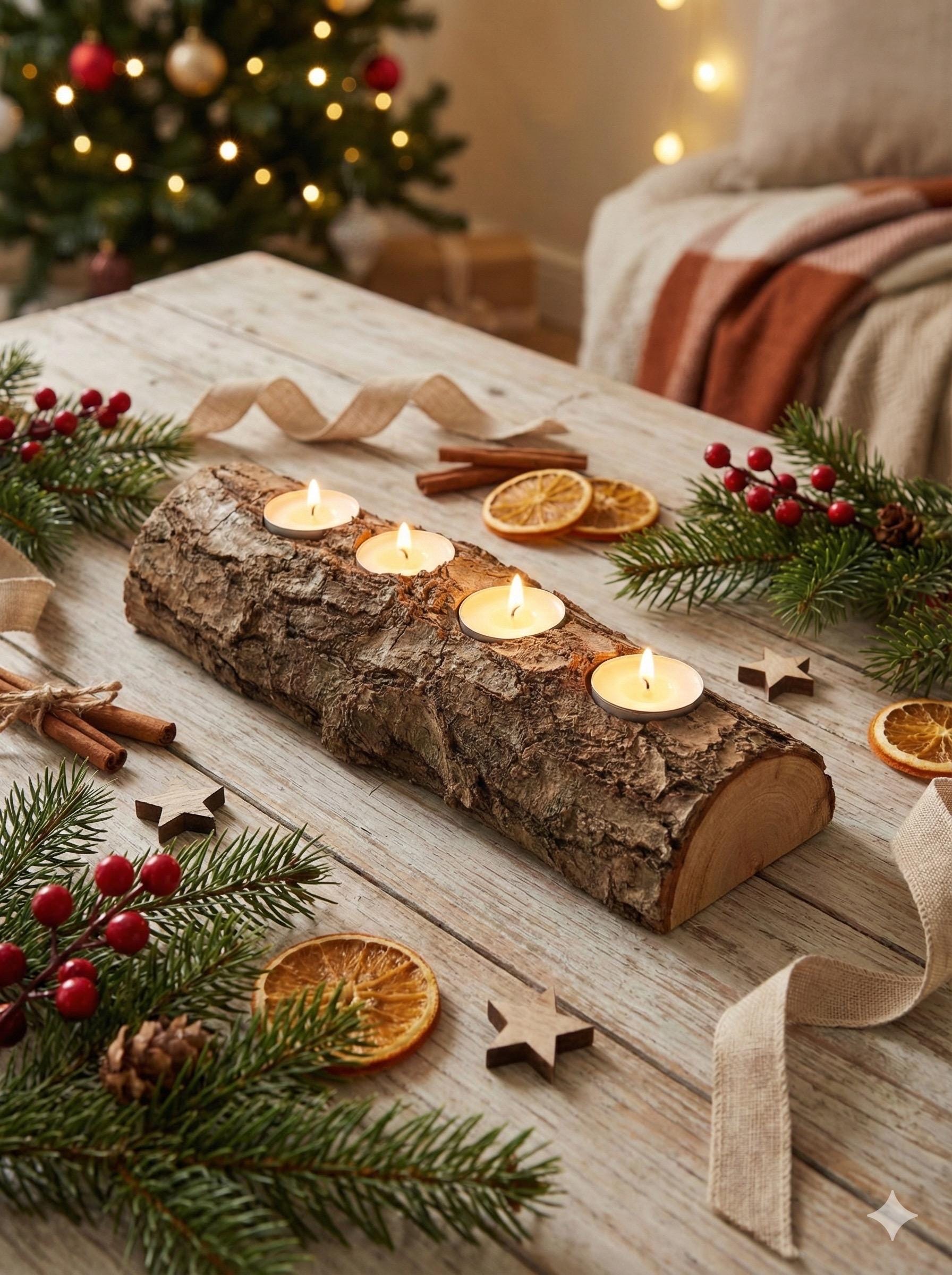 Weihnachten adventsgesteck advent teelichthalter