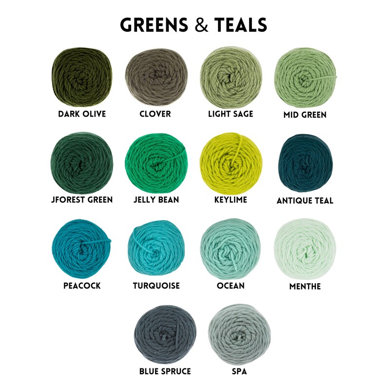 Colortheory Cloud Acrylic Yarn. Worsted Weight. 300 Grams. Incredibly