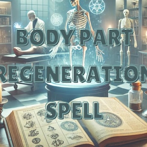 Body Part Regeneration Spell – Energy Healing for Restoration & Renewal, Cellular Regeneration Spell, Deep Healing Magic, Spiritual Healing