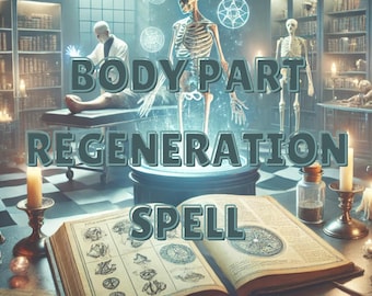 Sort de régénération de parties du corps - Soins énergétiques pour la restauration et le renouvellement, Sort de régénération cellulaire, Magie de guérison en profondeur, Guérison spirituelle