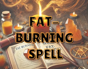 Sort pour brûler les graisses – Sort de remise en forme, rituel bien-être puissant, booster votre métabolisme naturellement, objectifs de perte de poids, sort personnalisé