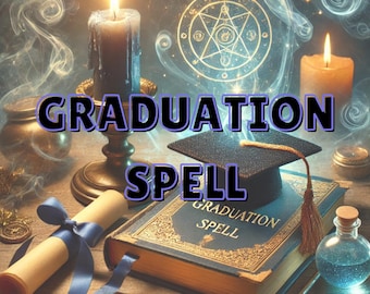 Sort de remise des diplômes extrême et puissant - Assurez la réussite et un nouveau départ, alignez-vous sur les réalisations, rituel de remise des diplômes personnalisé, études