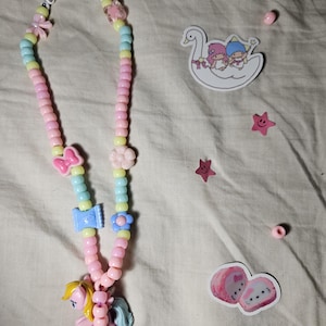 Handgemachte Ploomette My little pony Kandi Halskette!!